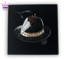 Load image into Gallery viewer, MJ ONE Fedora Hanging Ornament in box
