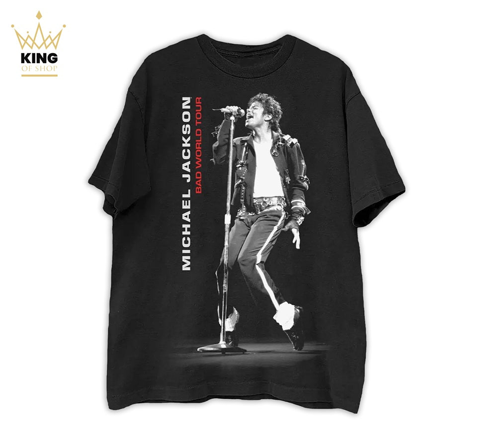 Michael Jackson | Bad World Tour T-Shirt – King Of Shop - Michael