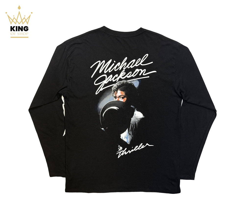 Michael Jackson | Thriller/Hat Poses Long-Sleeve T-shirt – King Of