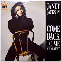 Load image into Gallery viewer, Janet Jackson - Come Back To Me 7&quot; [UK]
