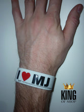 Load image into Gallery viewer, I <3 MJ Wristband