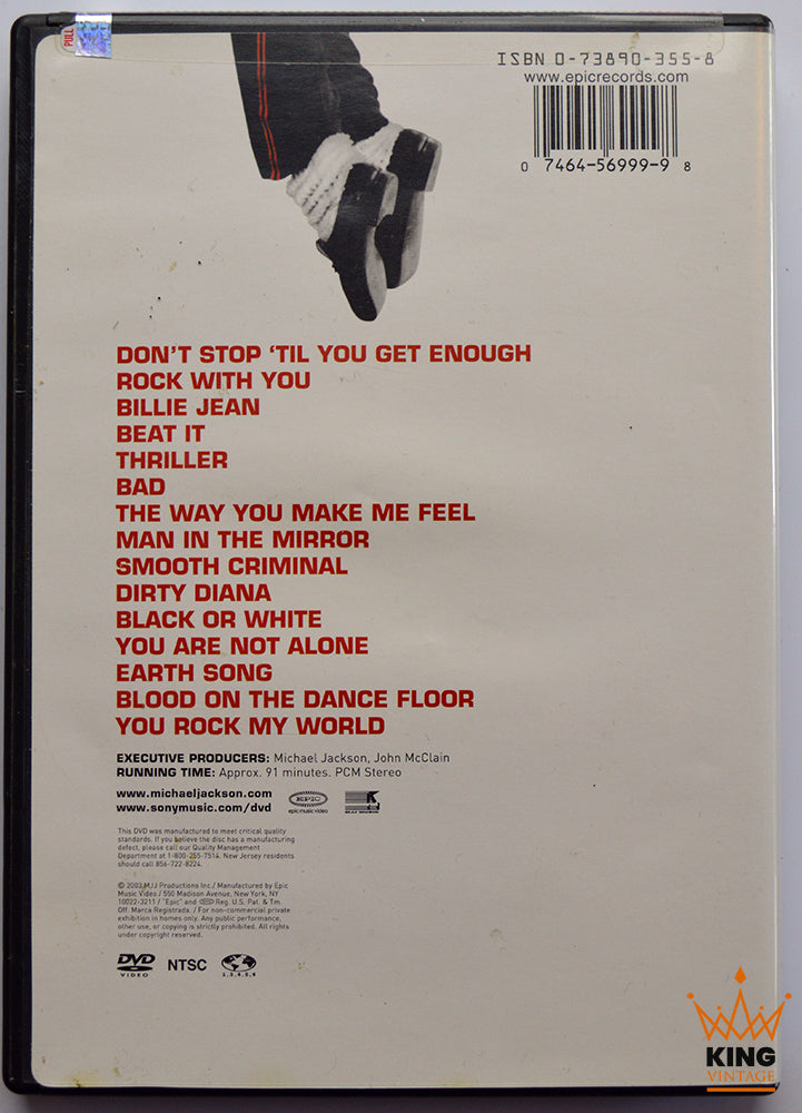 Michael Jackson | Number Ones DVD (Off The Wall Cover) [USA