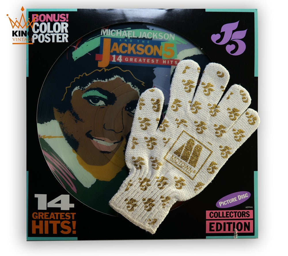 The Jackson 5 | 14 Greatest Hits! LP Picture Disc (with Glove & Poster) [USA]