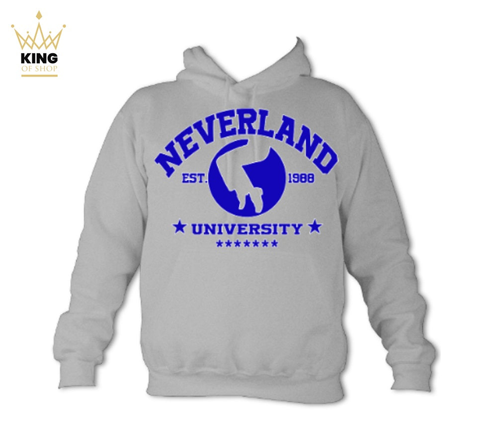 Kingvention Neverland University Grey Hoodie