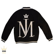 Load image into Gallery viewer, Michael Jackson | MJ ONE &quot;MJ&quot; Logo Varsity Jacket
