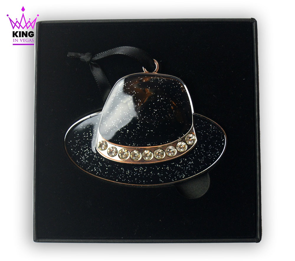 MJ ONE Fedora Hanging Ornament in box