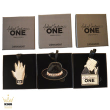 Load image into Gallery viewer, Michael Jackson | MJ ONE Set of 3 Ornaments
