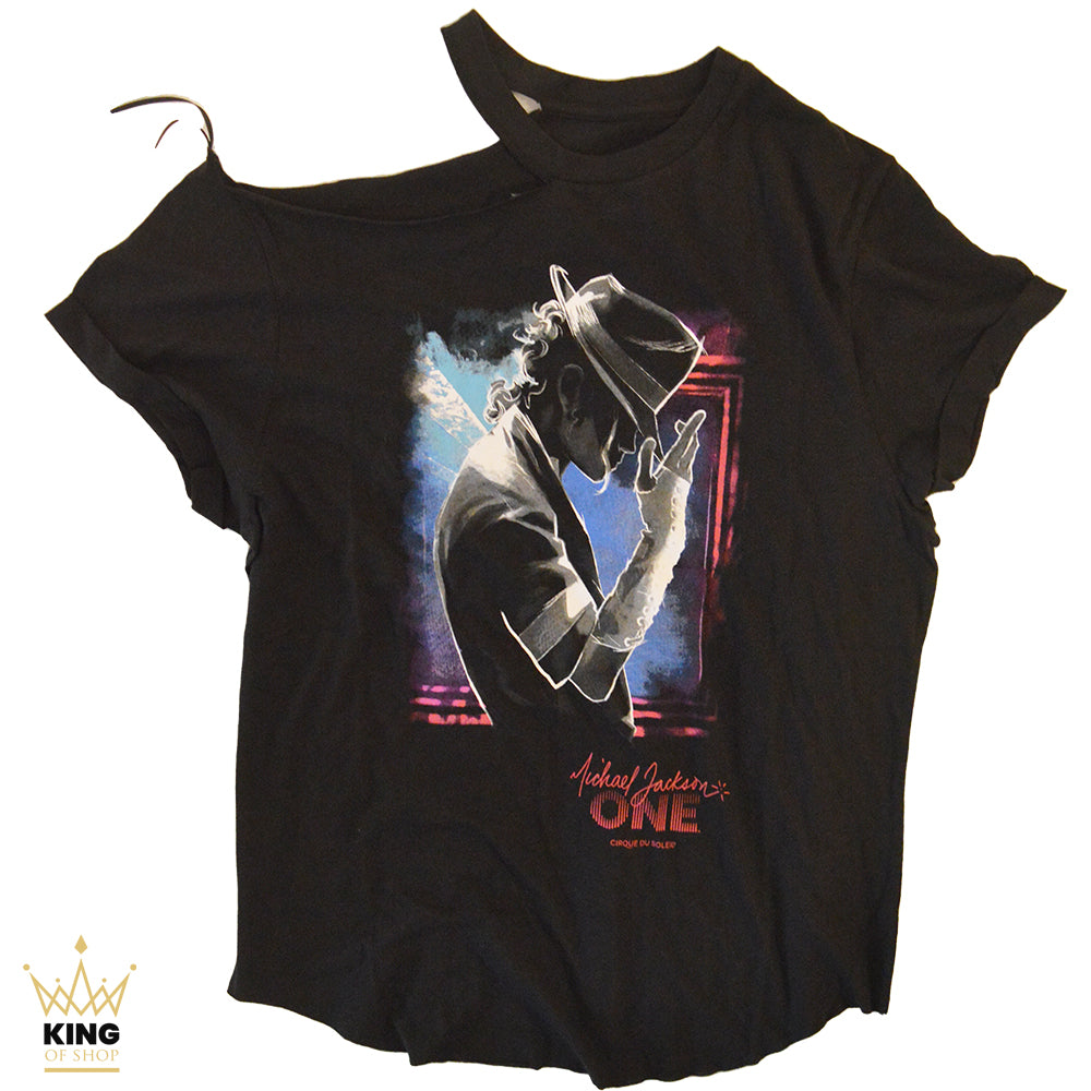 Michael Jackson | MJ ONE Stage Cold Shoulder Ladies T-Shirt