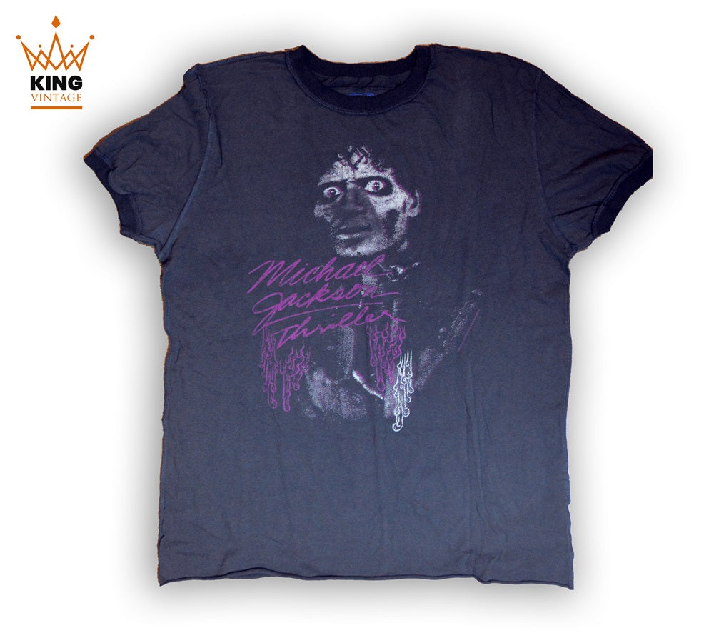 Michael Jackson | Thriller Amplified Charcoal T-Shirt