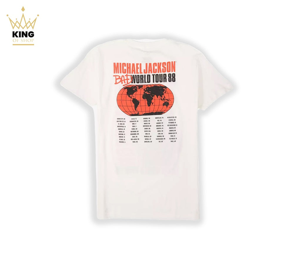 Michael Jackson | Bad World Tour 88 White T-Shirt – King Of Shop