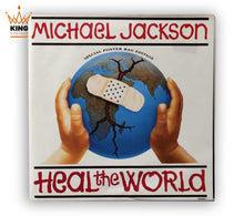 Load image into Gallery viewer, Michael Jackson | Heal The World 7&quot; Poster Pag [UK]
