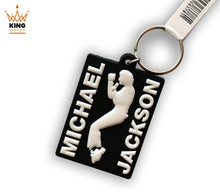 Load image into Gallery viewer, Michael Jackson | Black Rubber Key Ring 2014 [UK]
