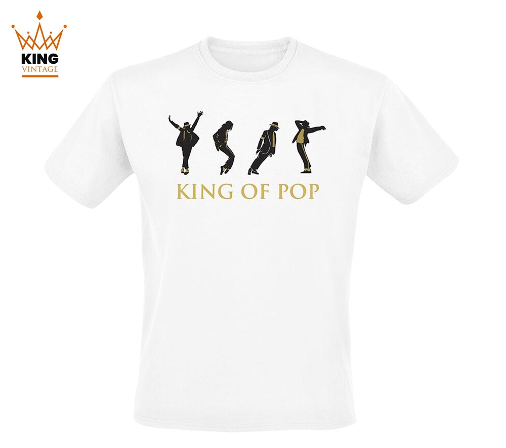 Michael Jackson | King Of Pop Poses White T-Shirt