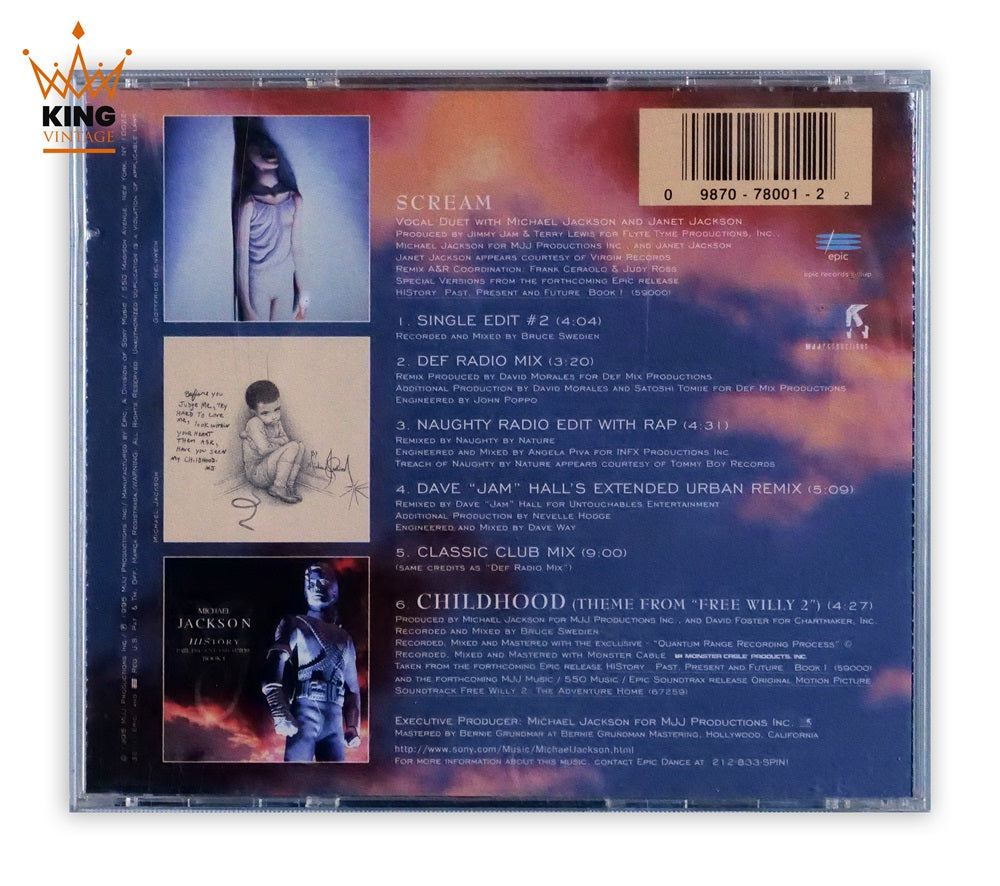 Michael Jackson | Scream - CD Single [USA] – King Of Shop