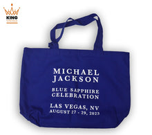 Load image into Gallery viewer, Michael Jackson | Blue Sapphire Celebration Tote Bag - Las Vegas
