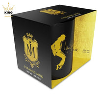 Load image into Gallery viewer, Michael Jackson | King of Pop Black Mug
