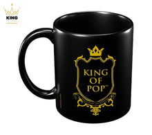 Load image into Gallery viewer, Michael Jackson | King of Pop Black Mug
