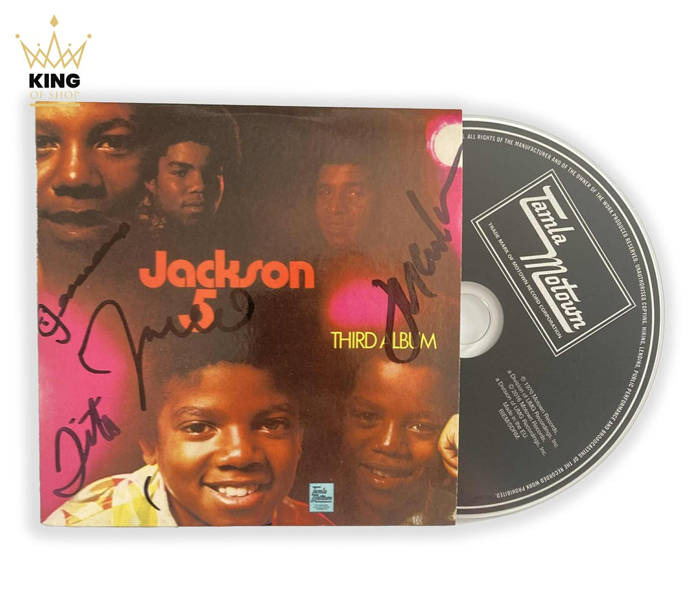 The Jackson 5 | Autographed Third Album CD album signed by