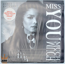 Load image into Gallery viewer, Janet Jackson | Miss You Much 7&quot; Special Limited Edition Fold Out Poster [UK]
