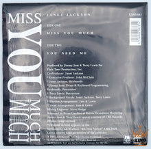 Load image into Gallery viewer, Janet Jackson | Miss You Much 7&quot; Special Limited Edition Fold Out Poster [UK]

