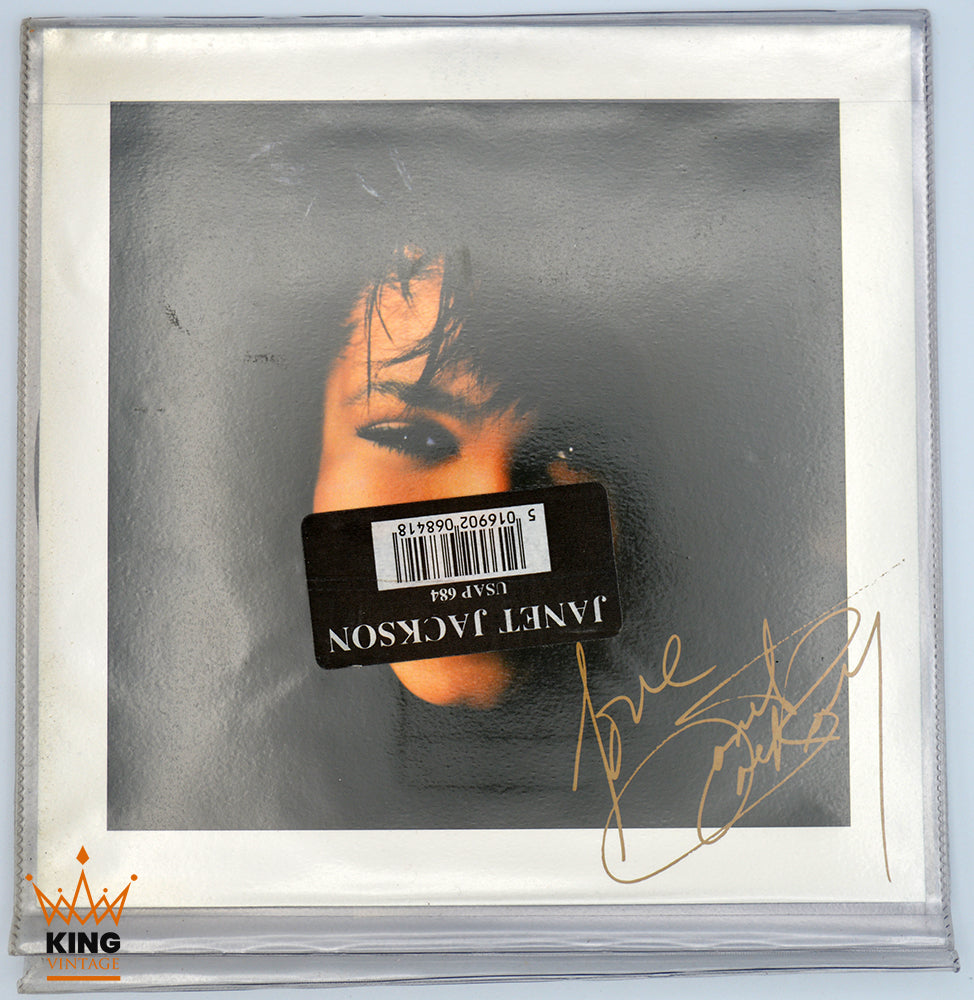Janet Jackson サイン入り CD Janet Jackson Grammy Smash Control CD SIGNED JSA Authenticated