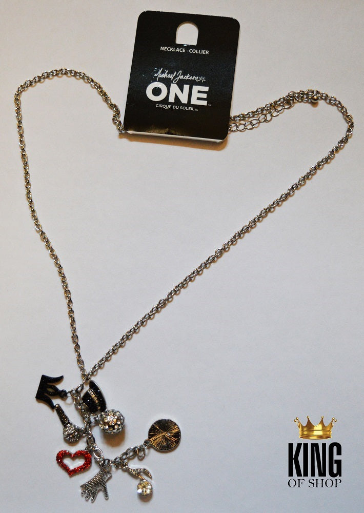 MJ ONE Silver Pendant Necklace