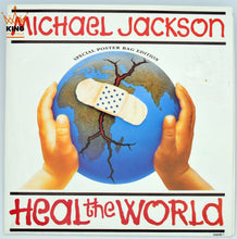 Load image into Gallery viewer, Michael Jackson - Heal the World Poster Bag 7&quot; [NL]
