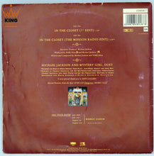Load image into Gallery viewer, Michael Jackson - In The Closet Poster Bag 7&quot; [UK]
