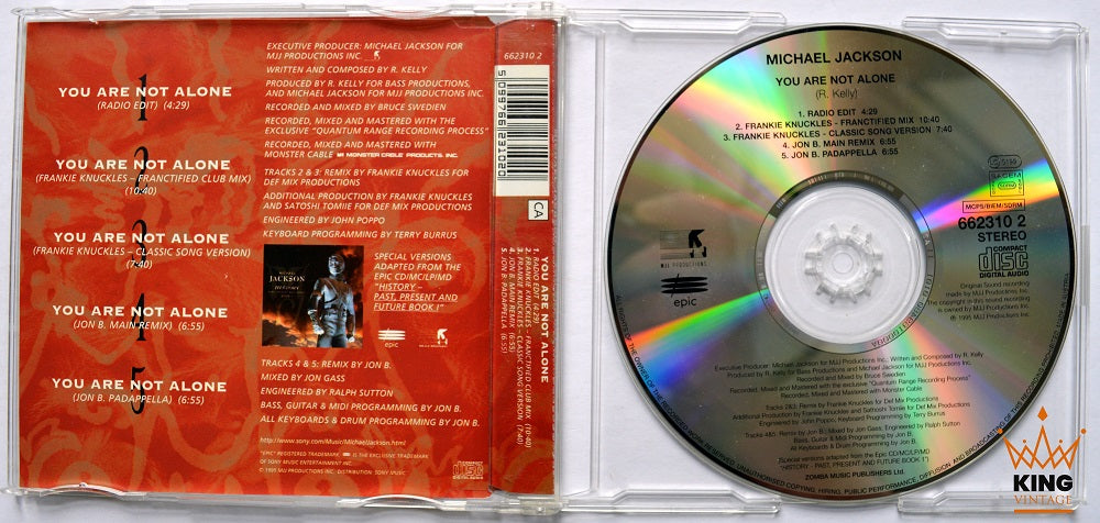 Michael Jackson | You Are Not Alone CD Maxi-single [EU] – King Of