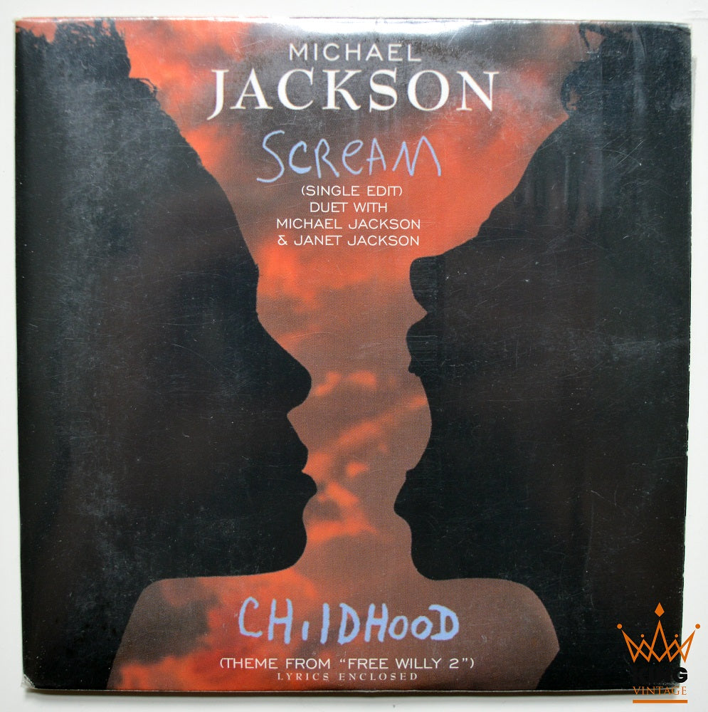 Michael Jackson & Janet Jackson - SCREAM CD Single (Cardboard) [EU]