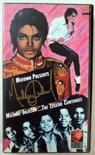 Load image into Gallery viewer, Motown Presents Michael Jackson... The Legend Continues VHS [UK]
