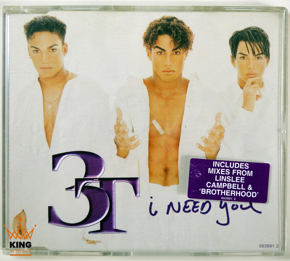 3T - I Need You CD Single with sticker [UK]