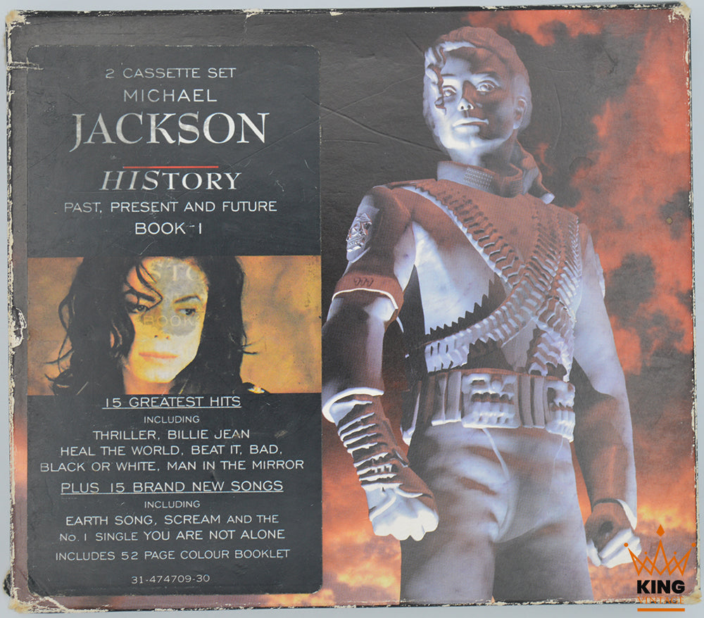 Michael Jackson | HIStory: Past, Present and Future BOOK I - 2 Cassette Set (with Sticker) [UK]