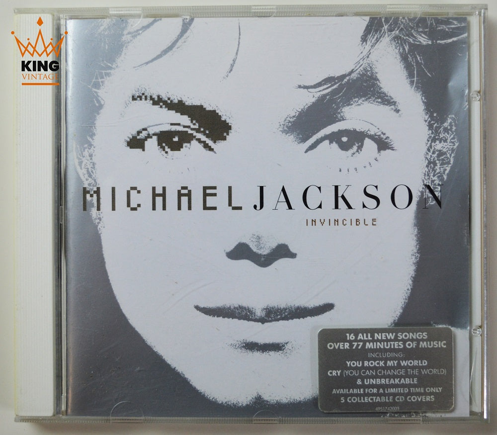 Michael Jackson - Invincible CD Album (white with sticker) [UK]