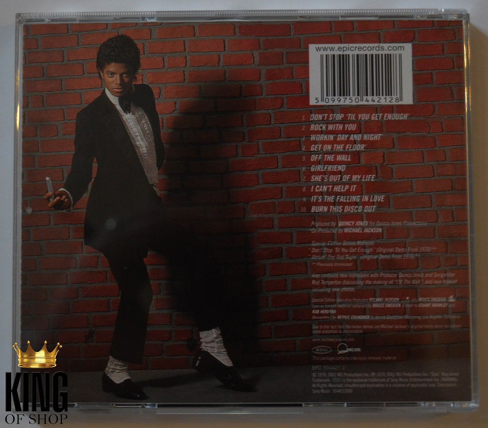 Michael Jackson - Off The Wall Special Edition 2001 EU CD – King