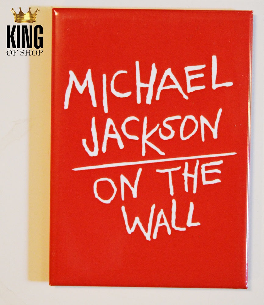 On The Wall Red Magnet