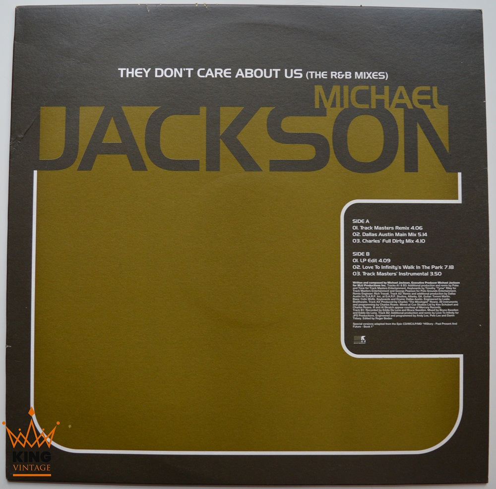 Michael Jackson - They Don't Care About Us (the R&B mixes) Promo 12