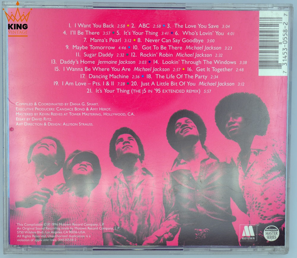 Jackson The Ultimate Collection CD [US] – King Of Shop Michael Jackson  Merchandise