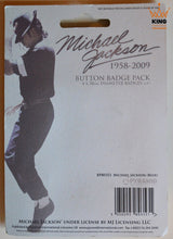 Load image into Gallery viewer, Michael Jackson | 4 Button Badge Pack - Blue [UK]
