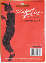 Load image into Gallery viewer, Michael Jackson | 4 Button Badge Pack - Red [UK]
