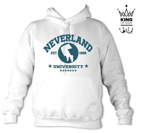 Kingvention Neverland University White Hoodie