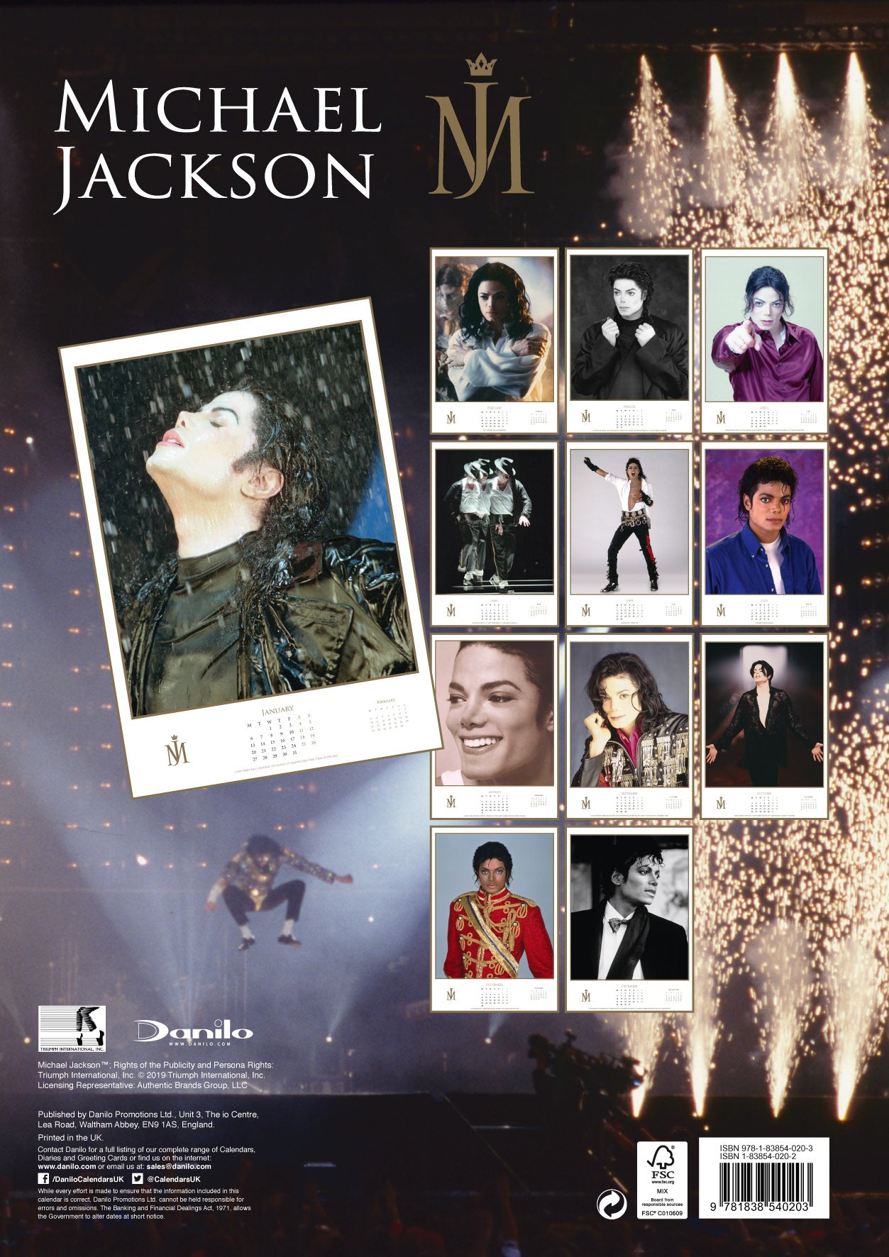 Michael Jackson - 2020 Calendar – King Of Shop - Michael Jackson Merchandise