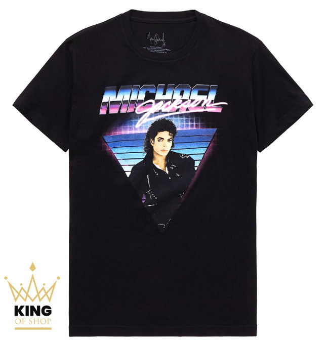 Michael Jackson Bad Neon Retro T-Shirt