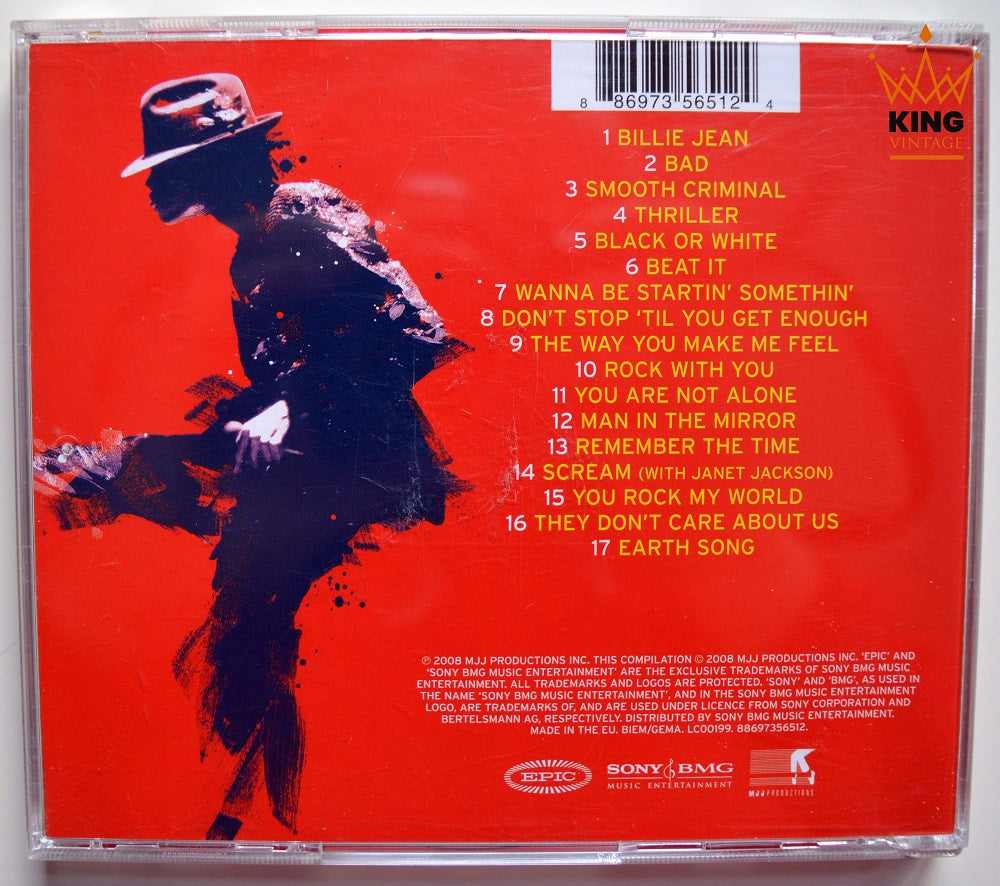 Aktiver Udvej Skadelig Michael Jackson - King of Pop UK Edition CD Album [UK] – King Of Shop - Michael  Jackson Merchandise